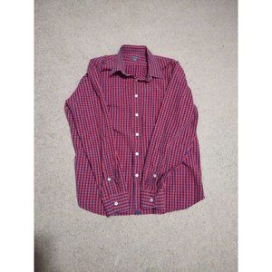 Untuckit XL Plaid Button Down Shirt